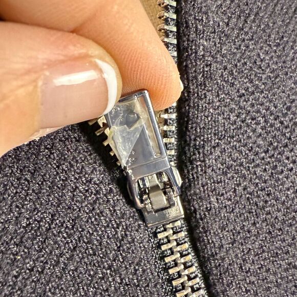 Athleta Venture Sweater Jacket Shacket, Sz XS, Black & White, Drawstring Waist - Picture 11 of 16